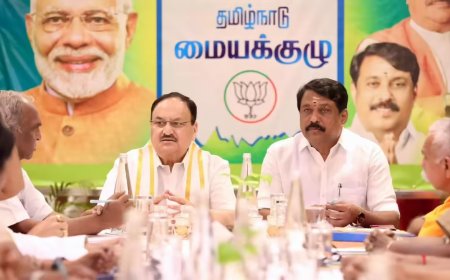 தமிழக பாஜ மையக்குழு கூட்டத்தில் முக்கிய ஆலோசனை! TN BJP | Nainar Nagendran | Annamalai | PMK | DMDK
