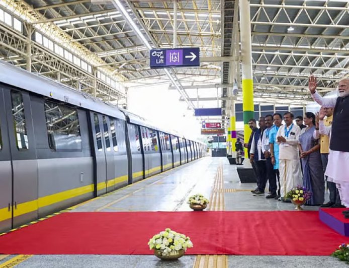 பெங்களூரு: முடிவுக்கு வந்த நீண்டநாள் காத்திருப்பு; மெட்ரோ மஞ்சள் பாதையைத் திறந்து வைத்தார் பிரதமர்!